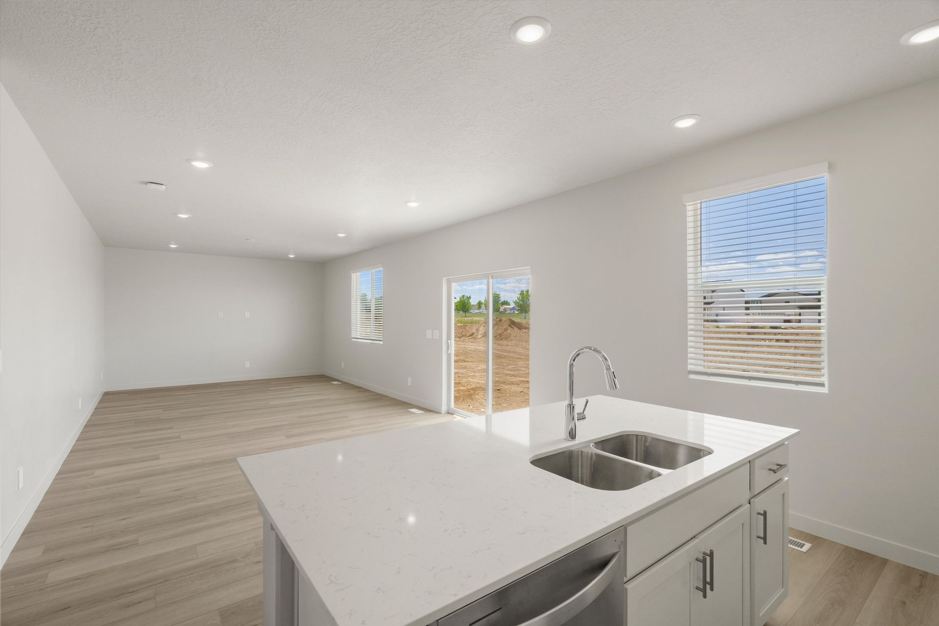 Kitchen and Living Area