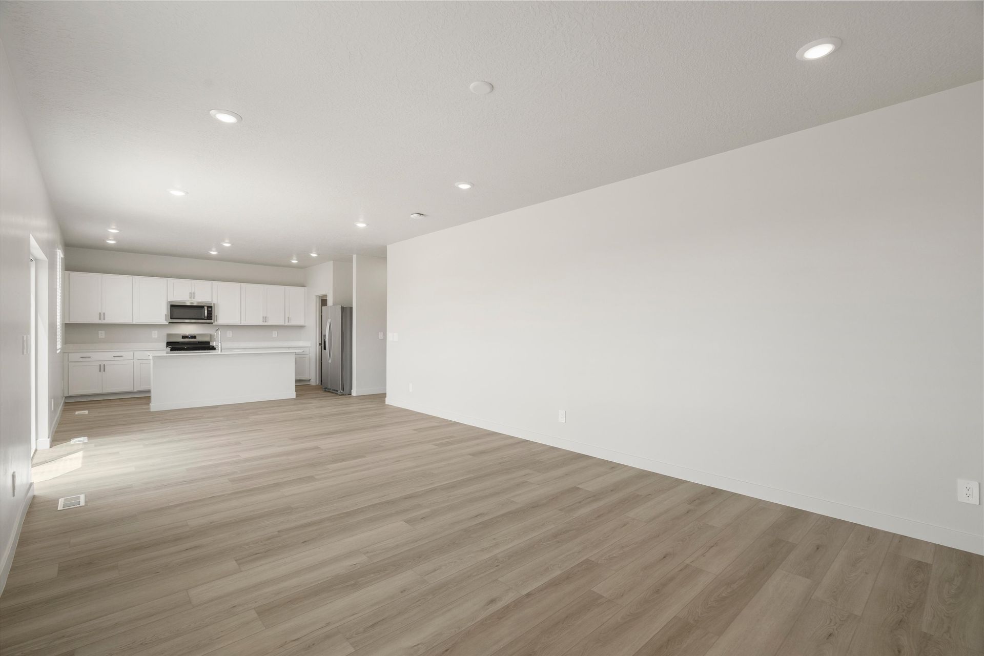 Kitchen and Living Area