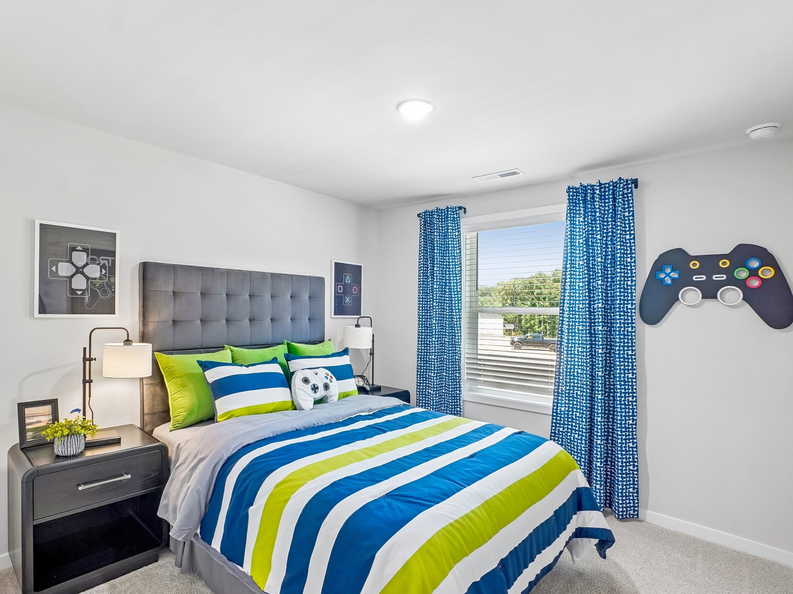 Secondary bedroom in the Wilson floorplan at a Meritage Homes community in Zebulon, NC.