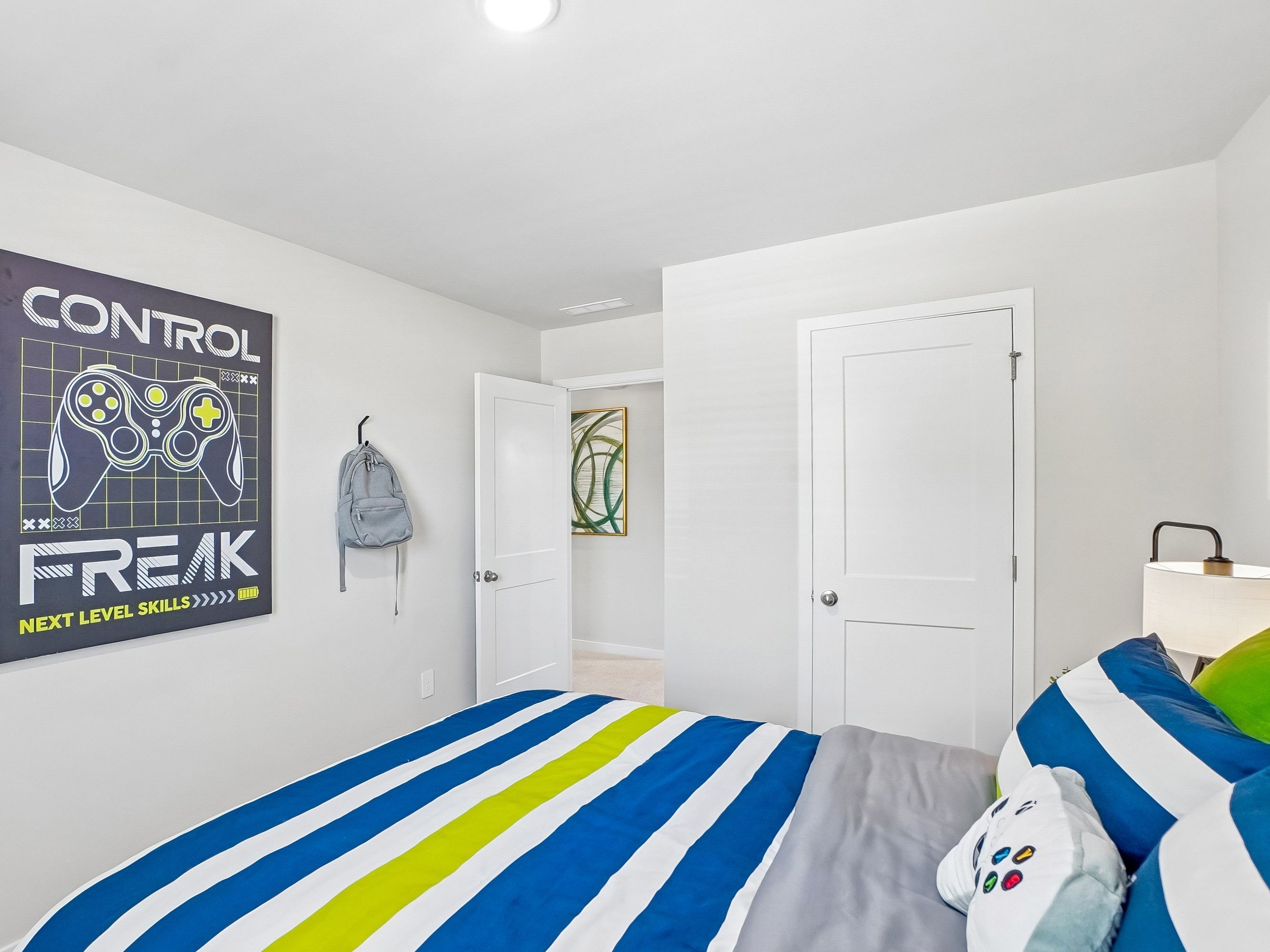 Secondary bedroom in the Wilson floorplan at a Meritage Homes community in Zebulon, NC.