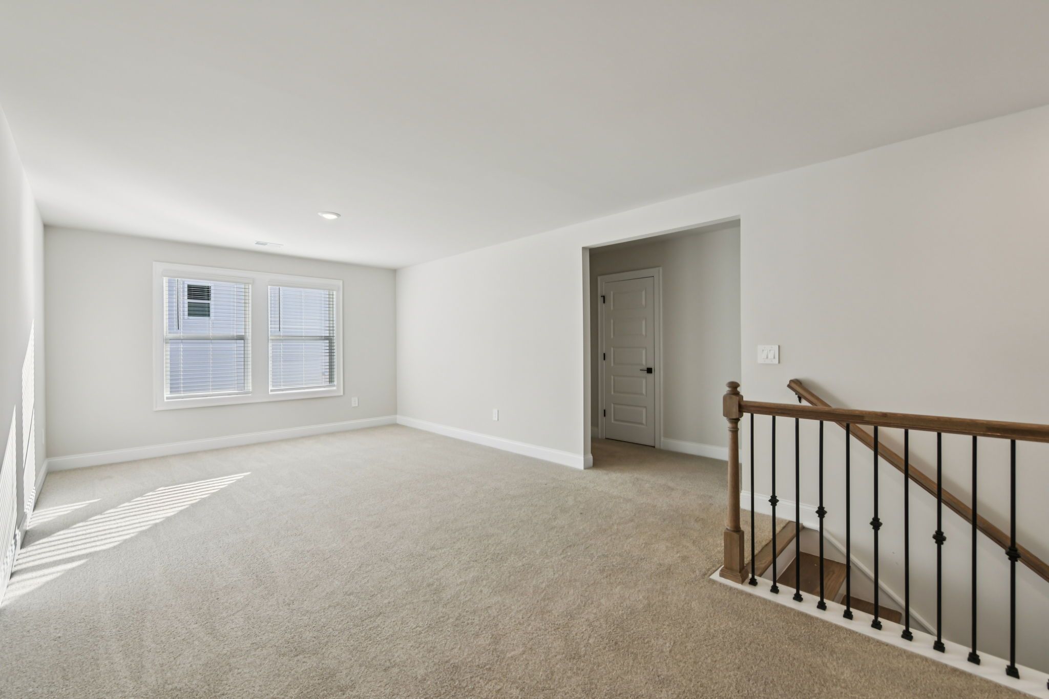 The Redford floorplan with the Fresh Artisan Harbor interior package modeled at Vines at Mill Creek.
