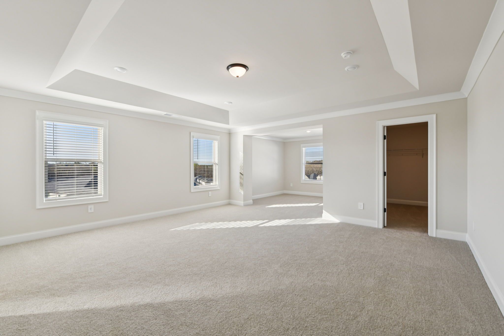 The Redford floorplan with the Fresh Artisan Harbor interior package modeled at Vines at Mill Creek.