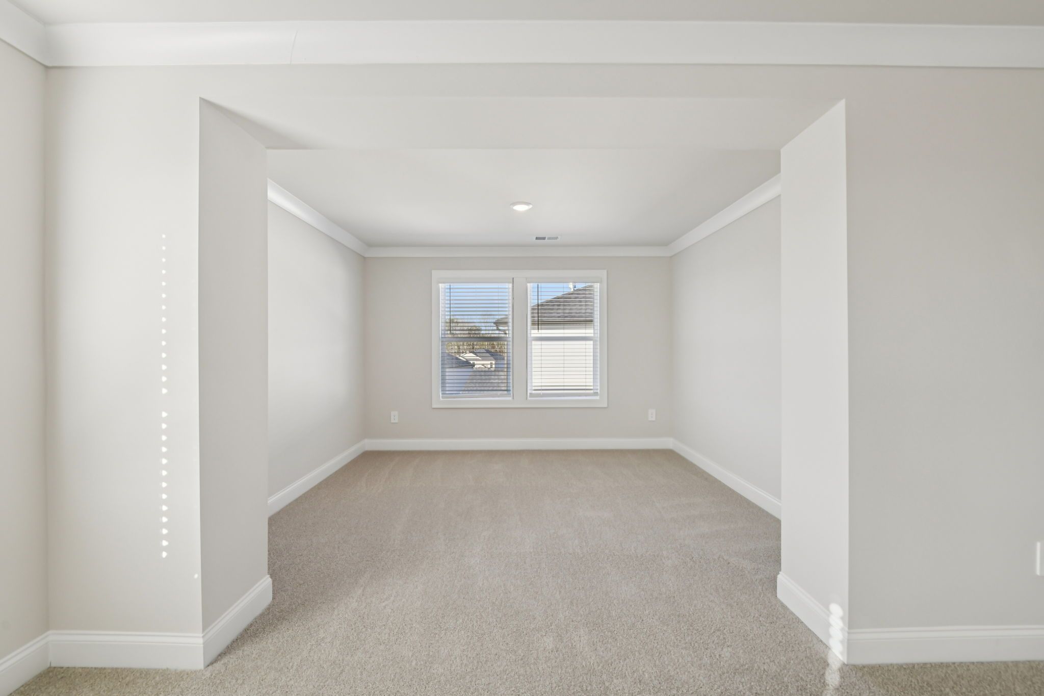 The Redford floorplan with the Fresh Artisan Harbor interior package modeled at Vines at Mill Creek.