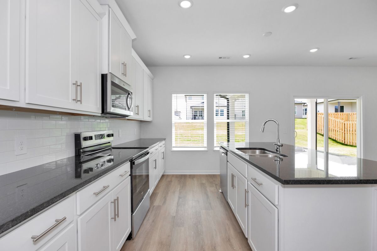 The Dakota floorplan with the Chic White interior package.