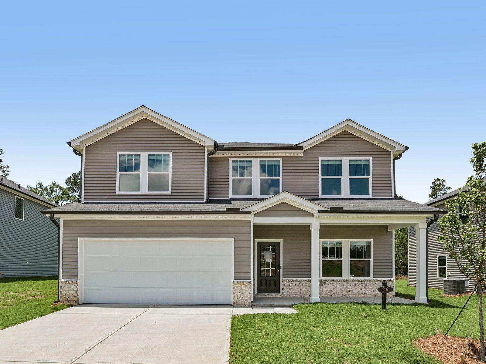 Brentwood Basement - The Oaks at Dawson: Dawsonville, Georgia - Meritage Homes