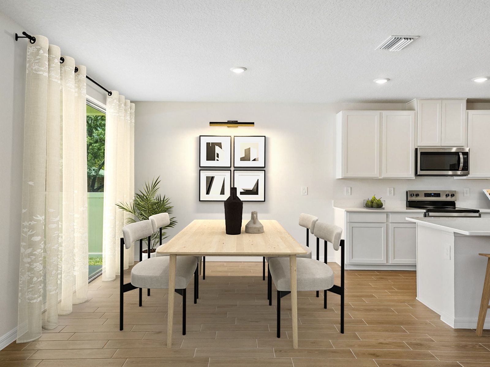 Kitchen Virtually Staged