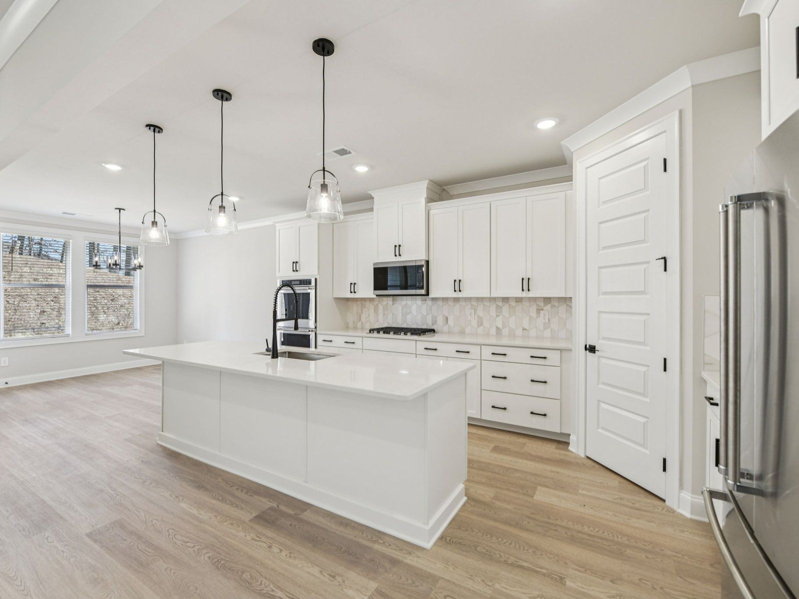 The Abbeville floorplan with the Upscale Rustic Linen interior package.