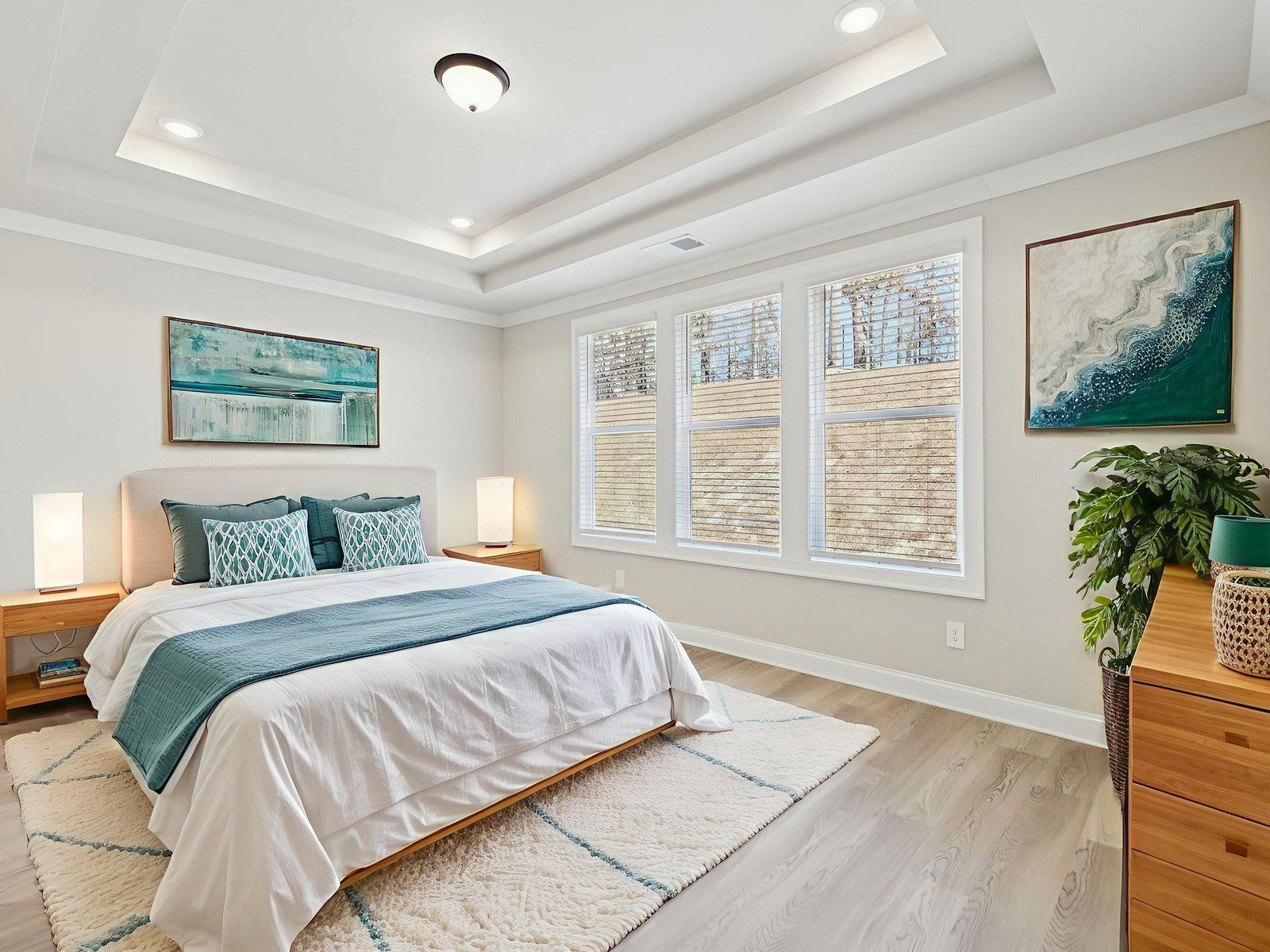 The Abbeville floorplan with the Upscale Rustic Linen interior package.