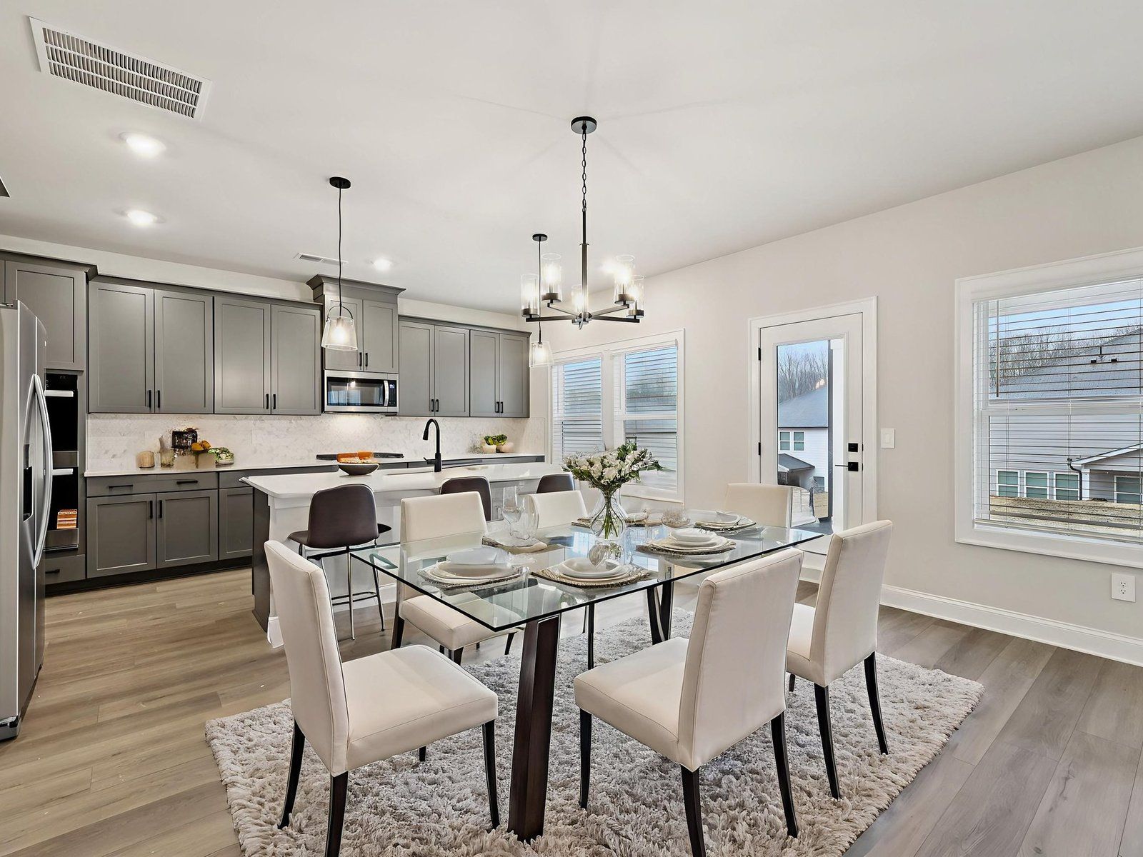 The Dakota floorplan with the Fresh Artisan Sage interior package.