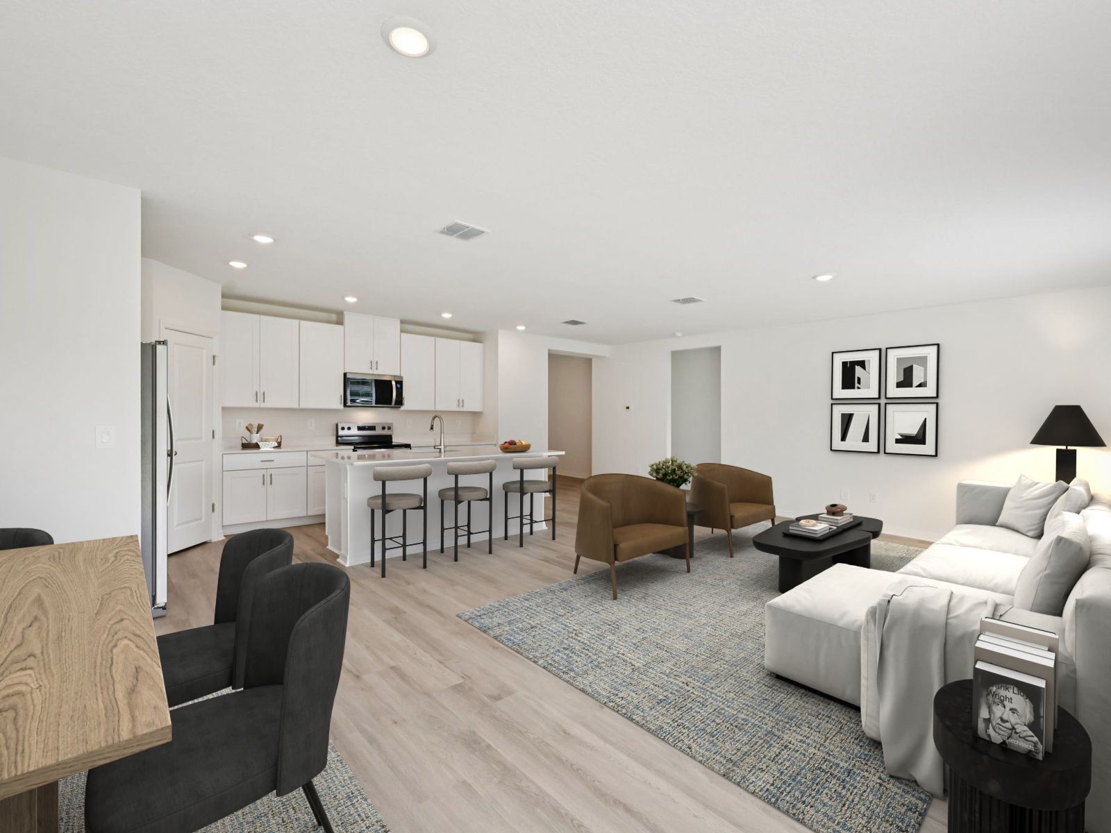 Living Space Virtually Staged