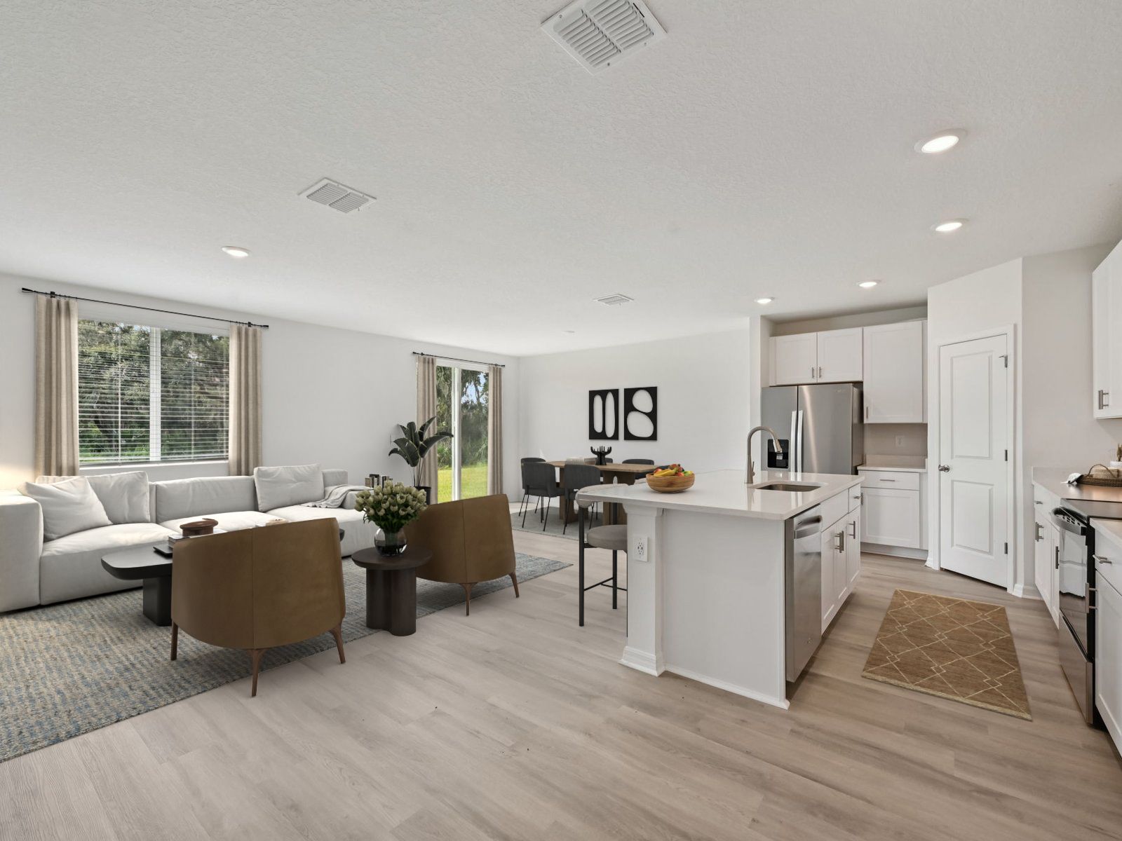 Great Room Virtually Staged