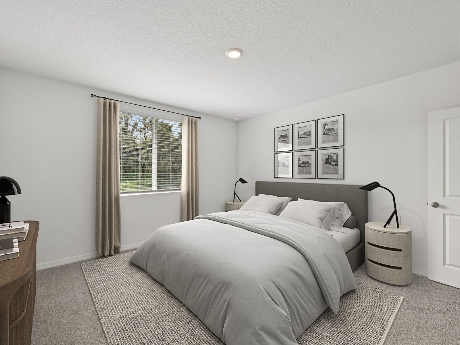Primary Bedroom Virtually Staged