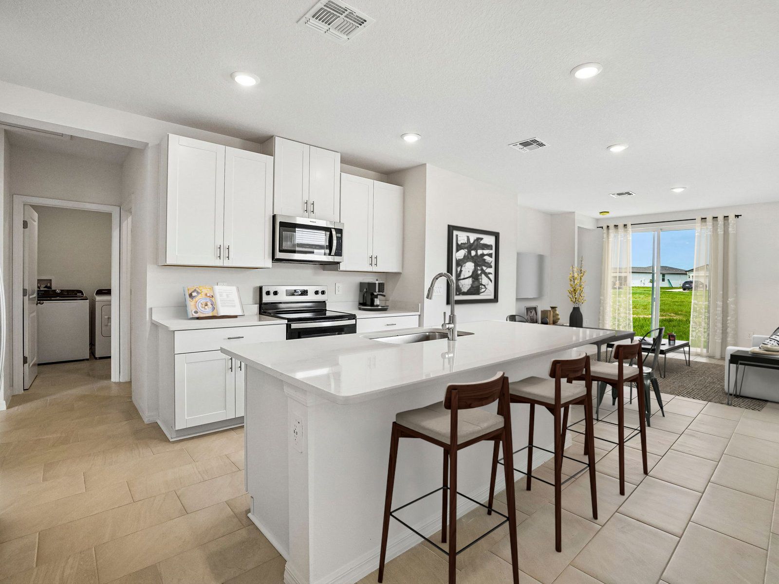 Kitchen Virtually Staged