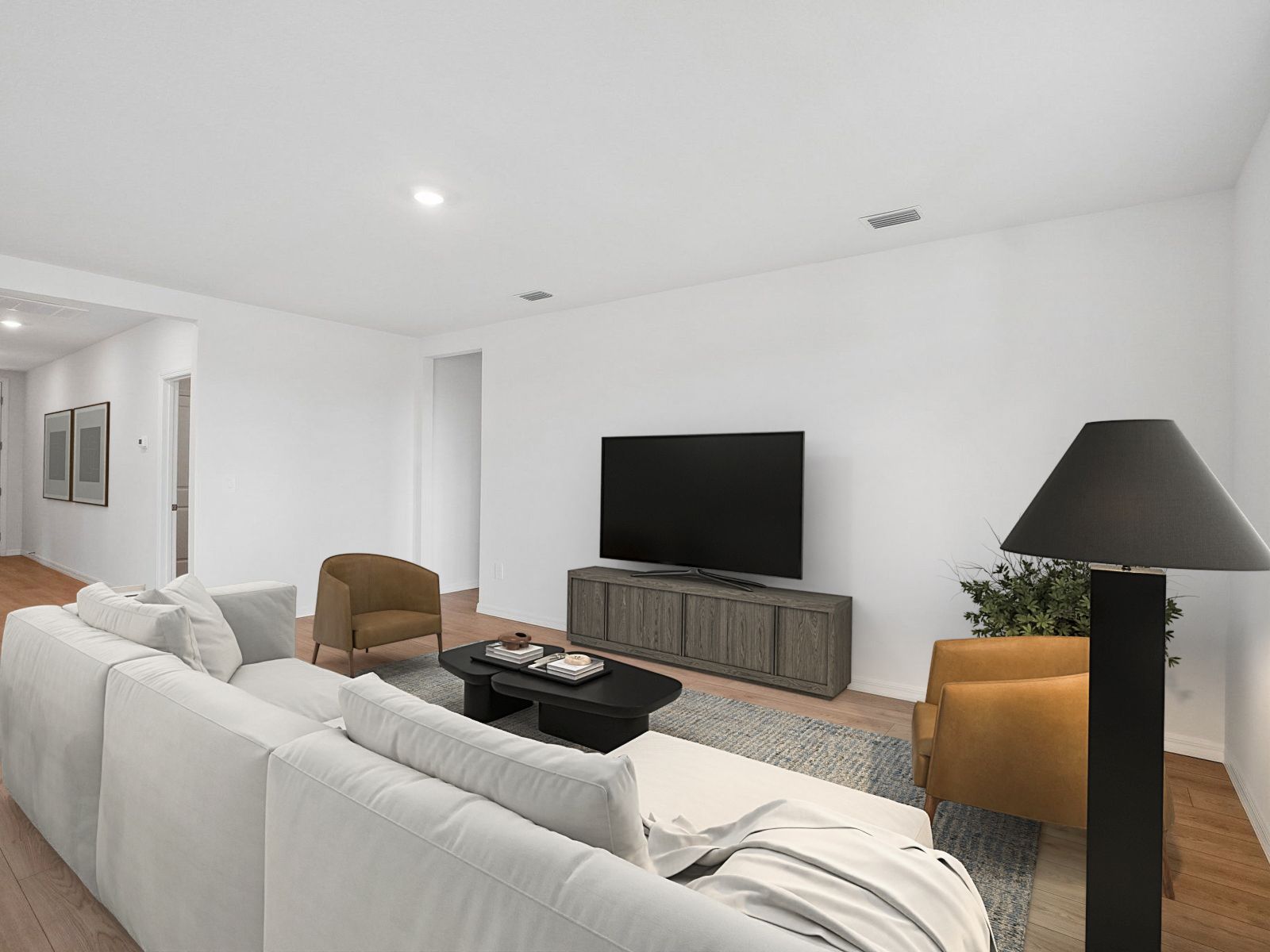 Living Space Virtually Staged