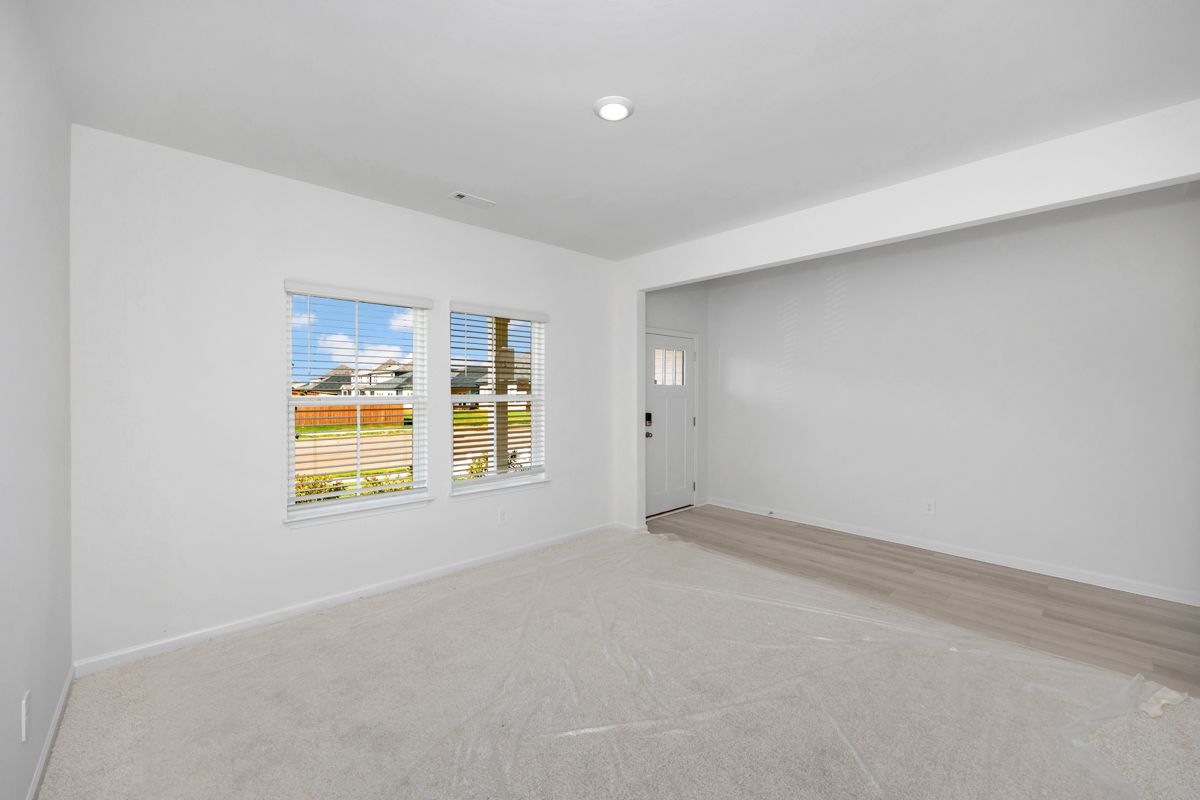 The Sherwood floorplan with the Essence White interior package.