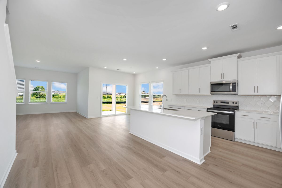 The Sherwood floorplan with the Essence White interior package.