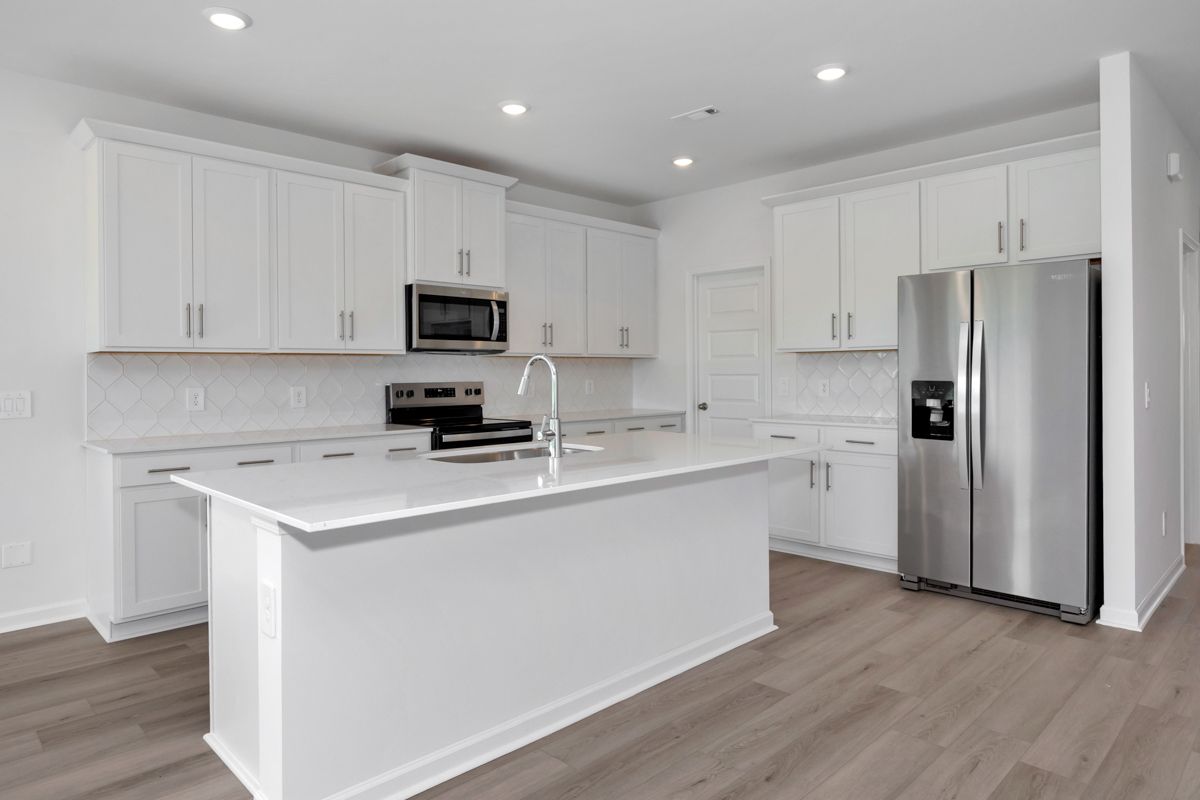 The Sherwood floorplan with the Essence White interior package.