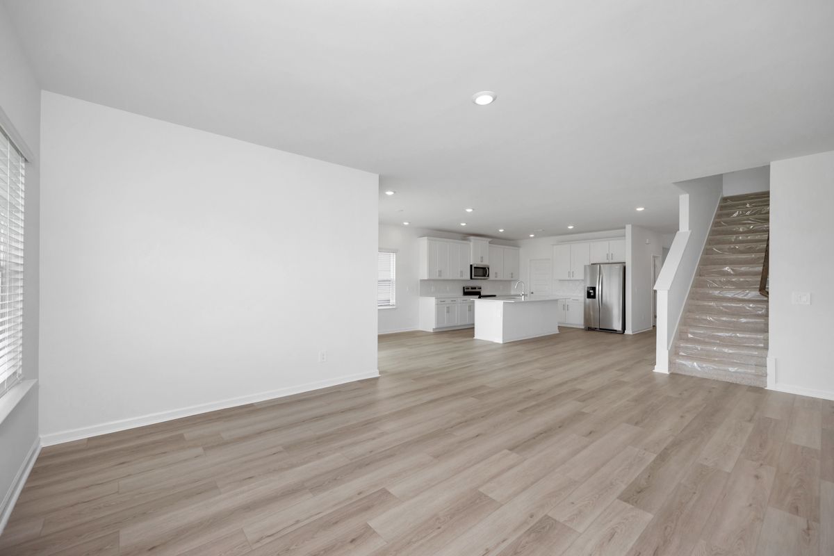 The Sherwood floorplan with the Essence White interior package.