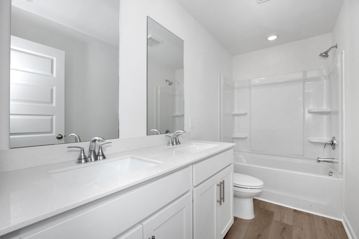 The Sherwood floorplan with the Essence White interior package.