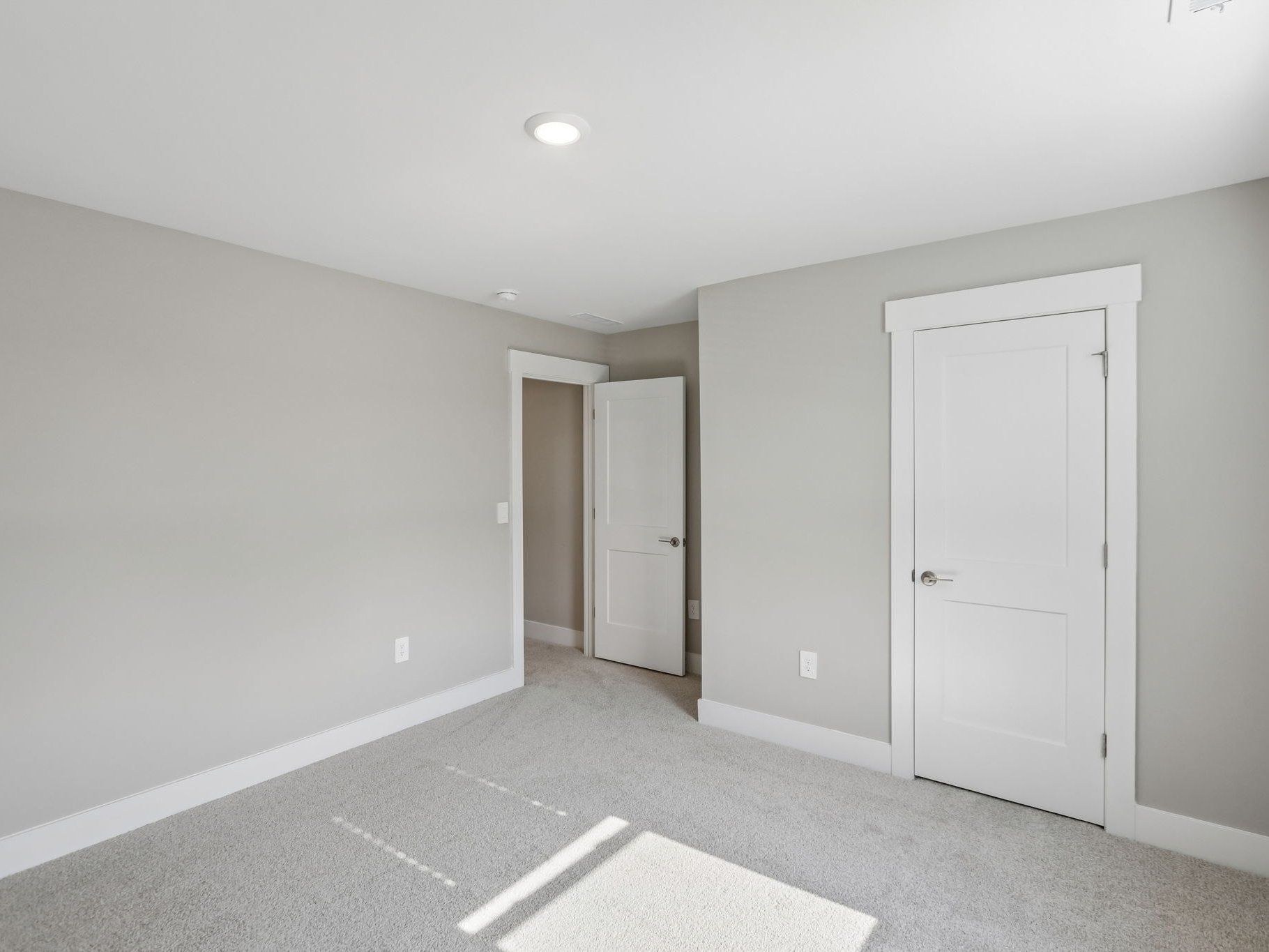 Secondary bedroom in the Brentwood floorplan at a Meritage Homes community in Raleigh, NC.