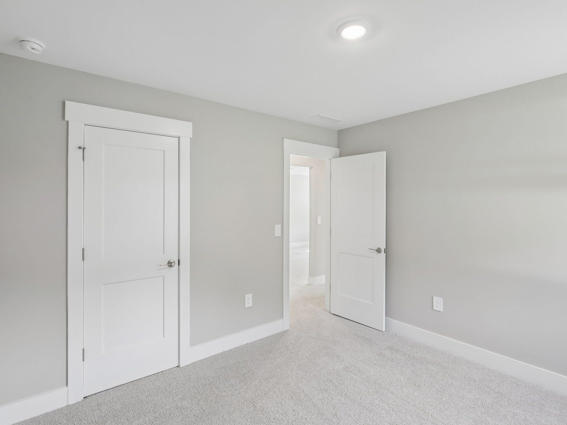 Secondary bedroom in the Brentwood floorplan at a Meritage Homes community in Raleigh, NC.