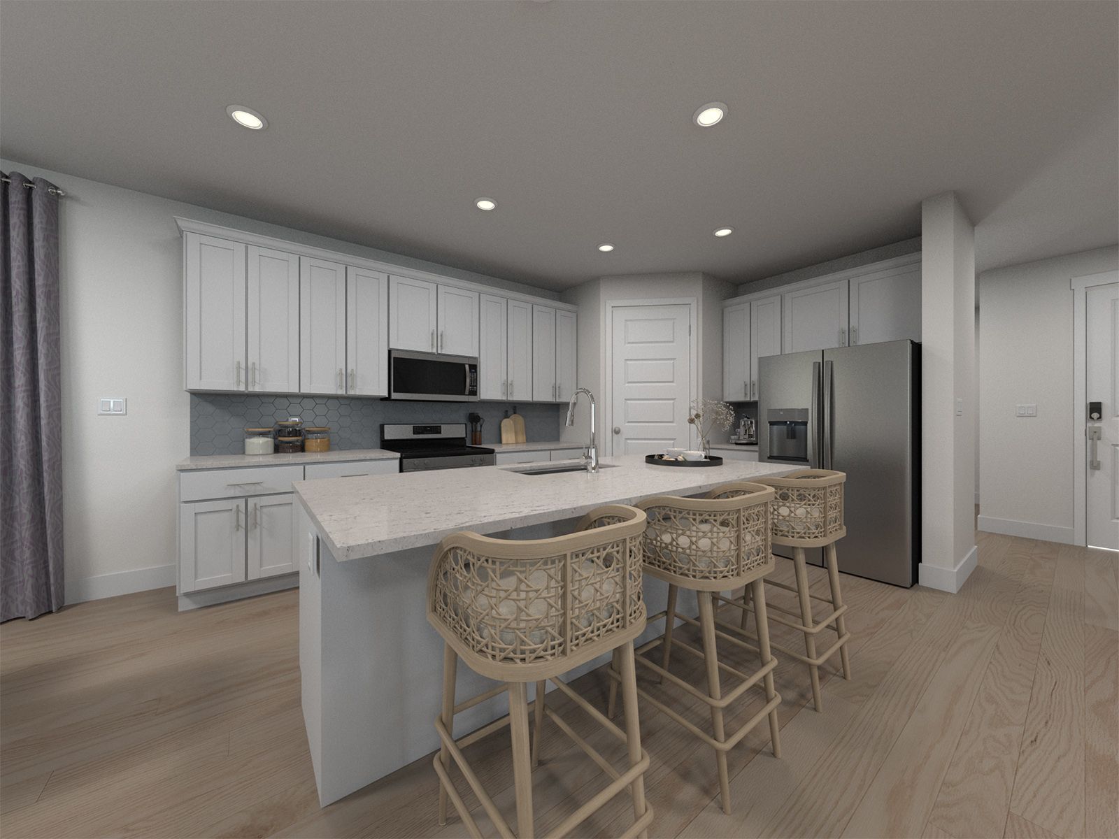 Kitchen in the Fraser floorplan.