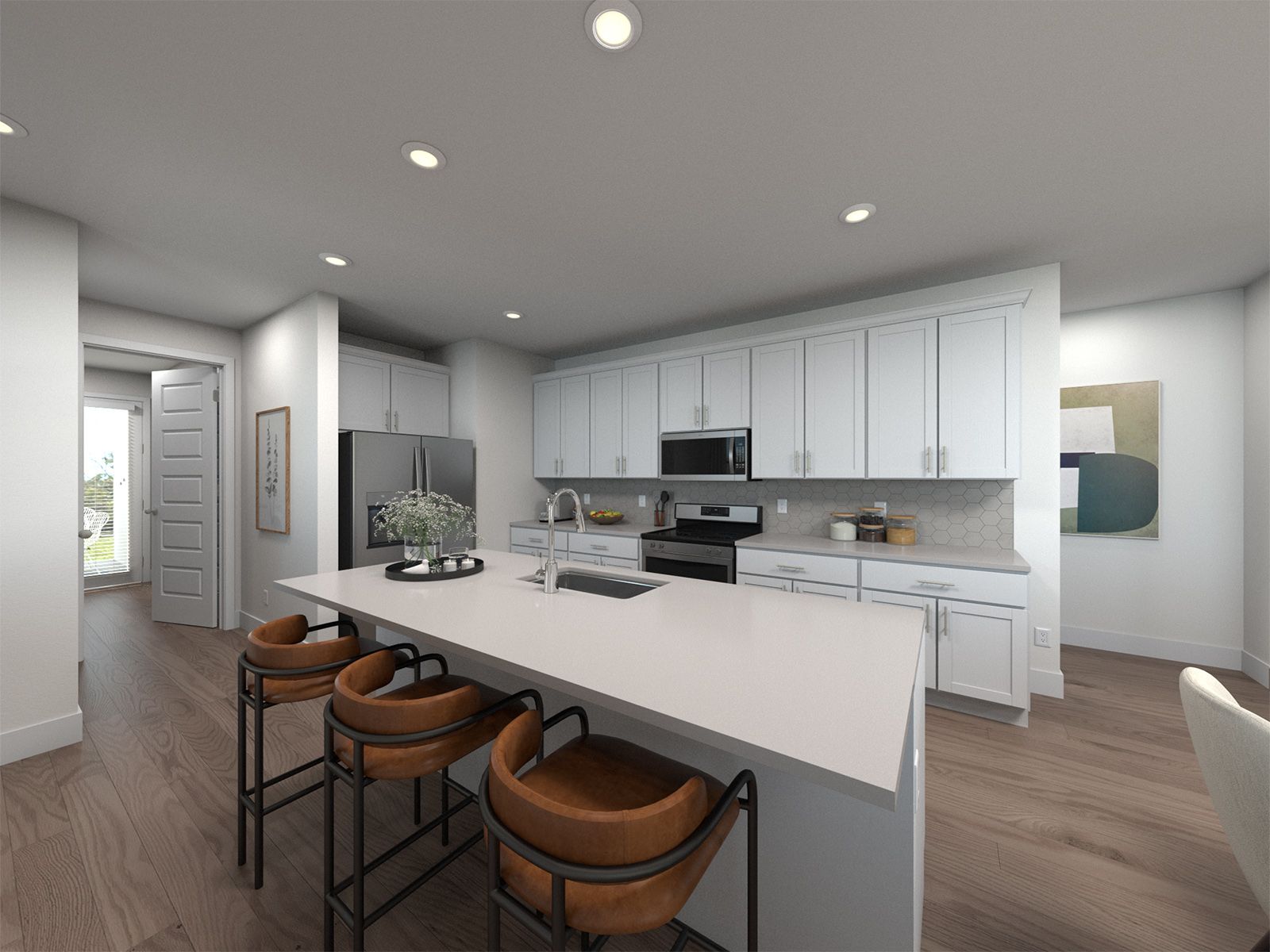 Kitchen in the Mackenzie floorplan.