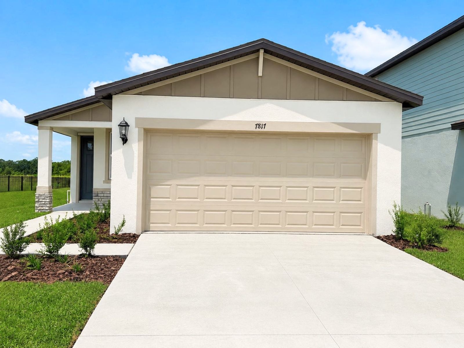 Front Exterior of 7817 Gilchrist Springs Dr