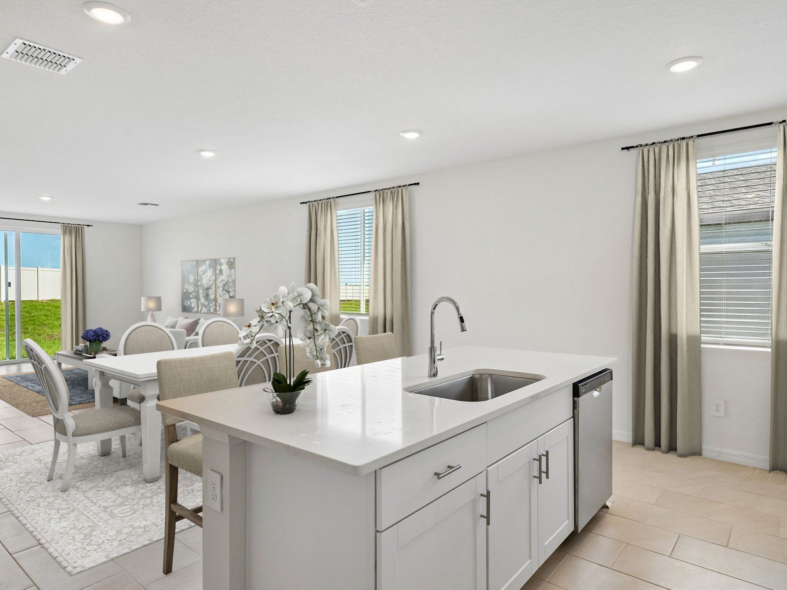 Kitchen Virtually Staged