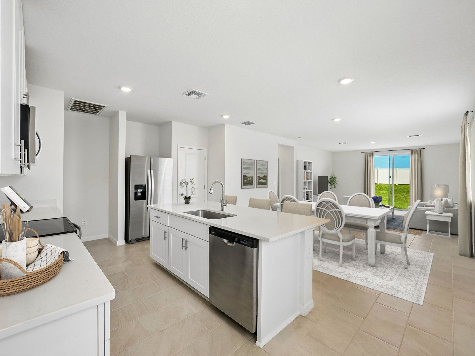 Kitchen Virtually Staged