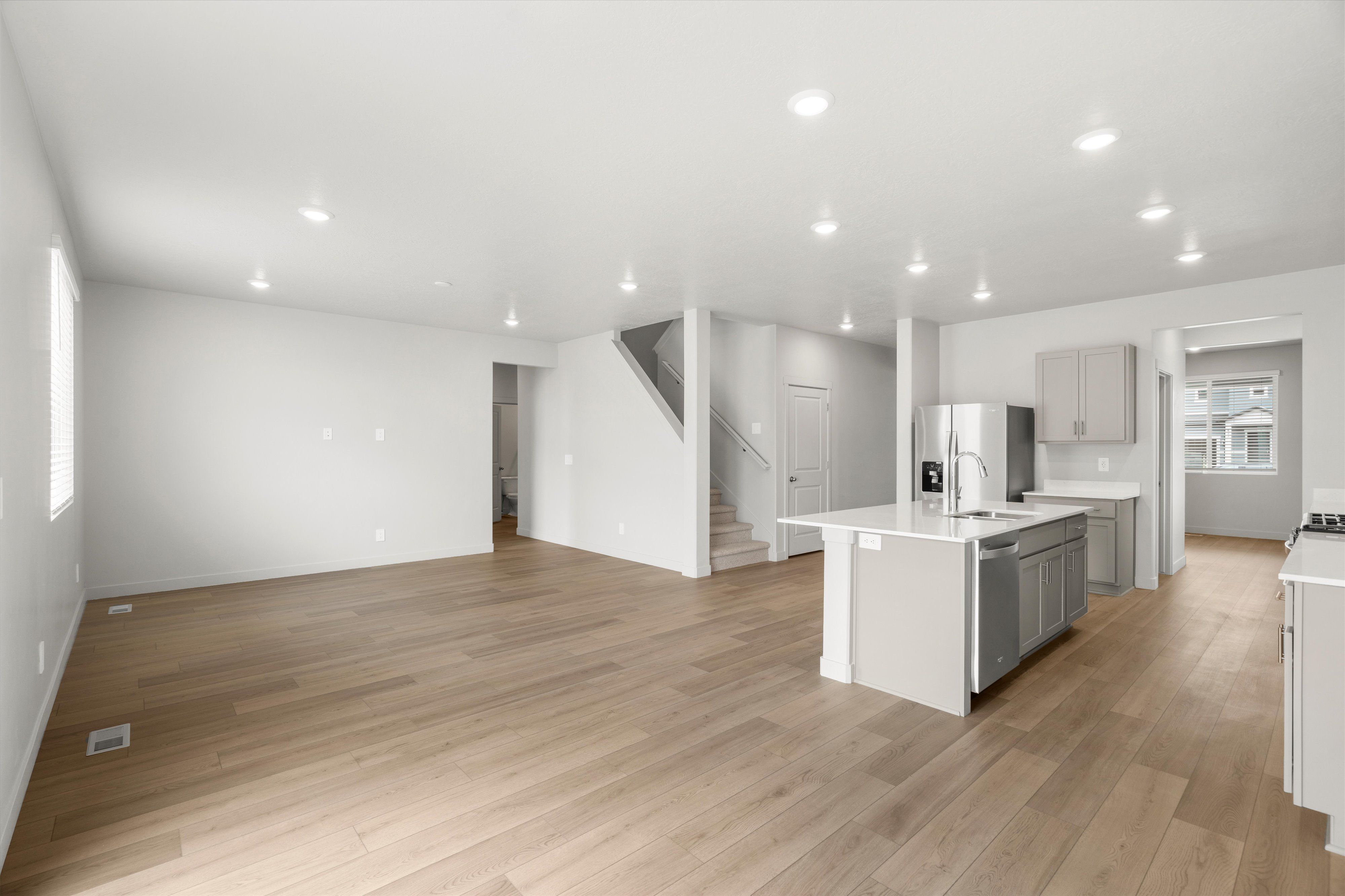 Kitchen and Living Area