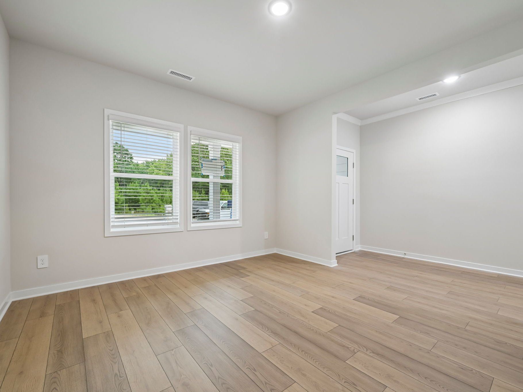 Flex room in the Chatham floorplan at a Meritage Homes community in Wendell, NC.
