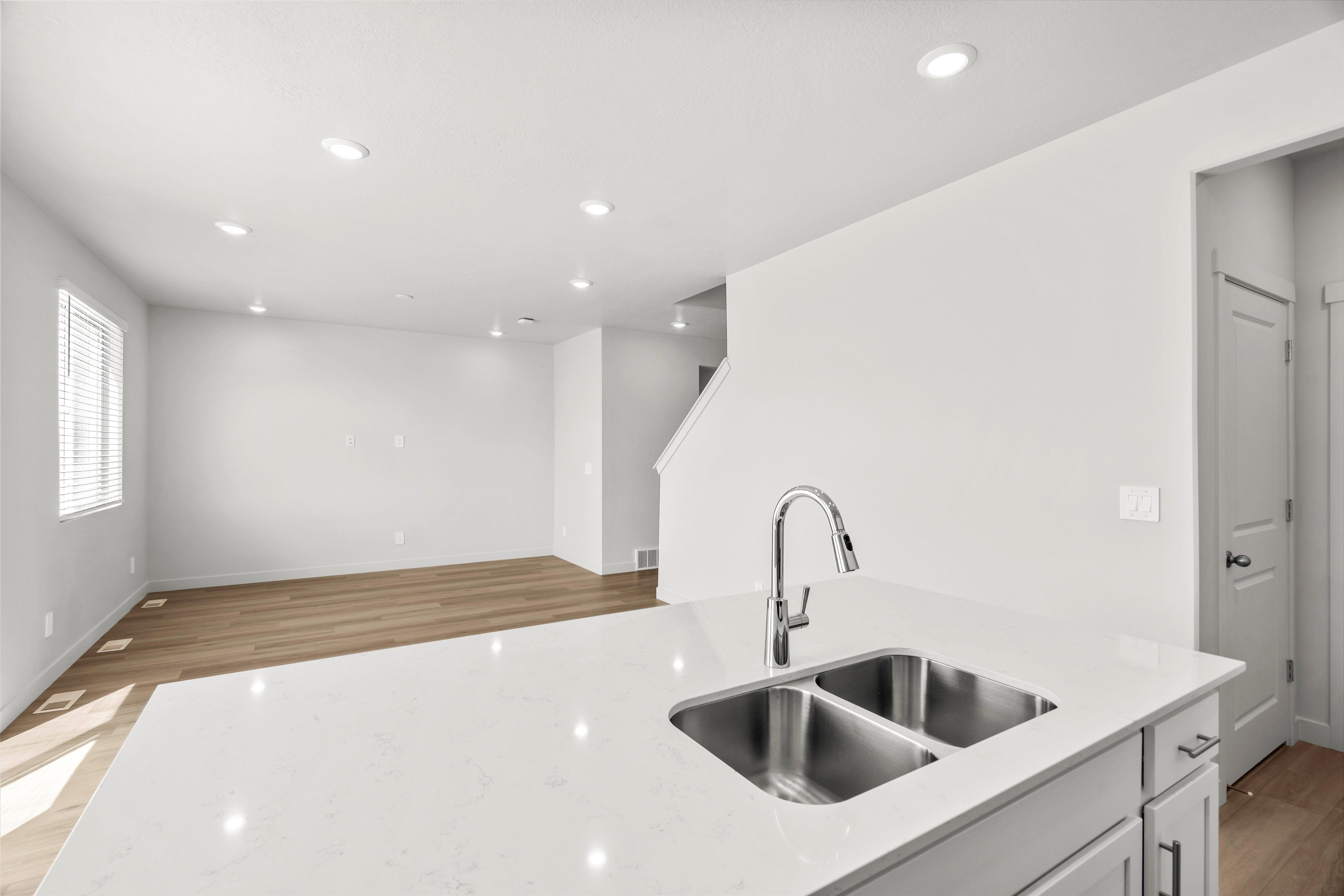Kitchen and Living Area