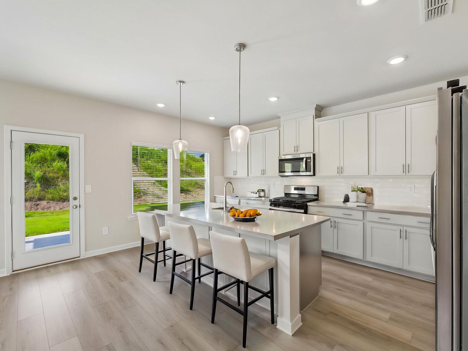 The Fresh Harbor interior package modeled at Preserve at Mountain Creek.