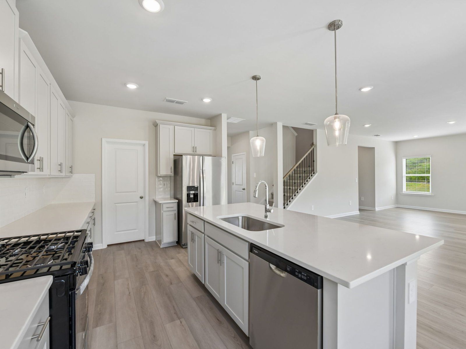 The Fresh Harbor interior package modeled at Preserve at Mountain Creek.