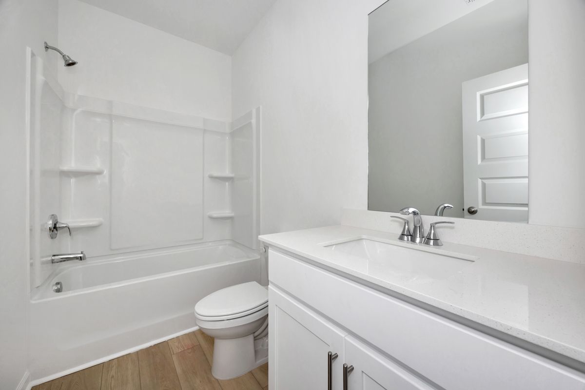 The Gibson floorplan with the Finesse White interior package.