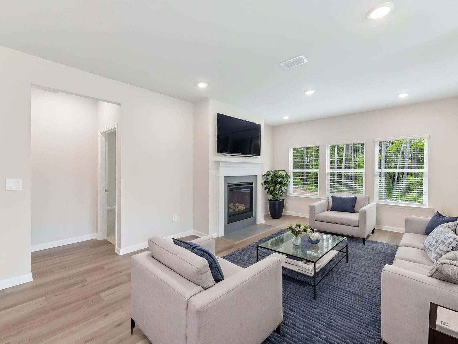 The Elemental White interior package modeled at Parkside at Grayson