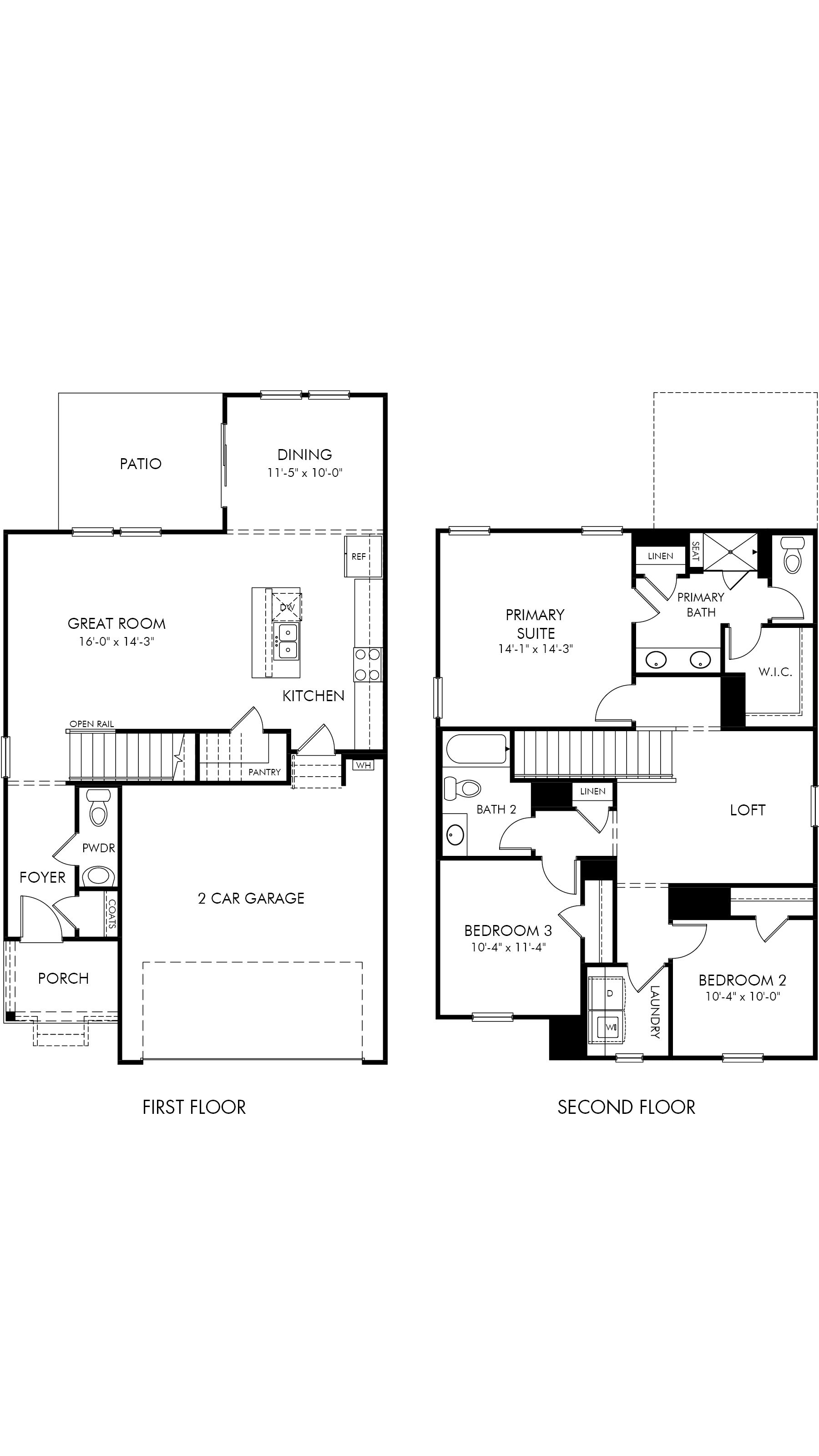 Dallas - Trivium Meadows: Newton, North Carolina - Meritage Homes