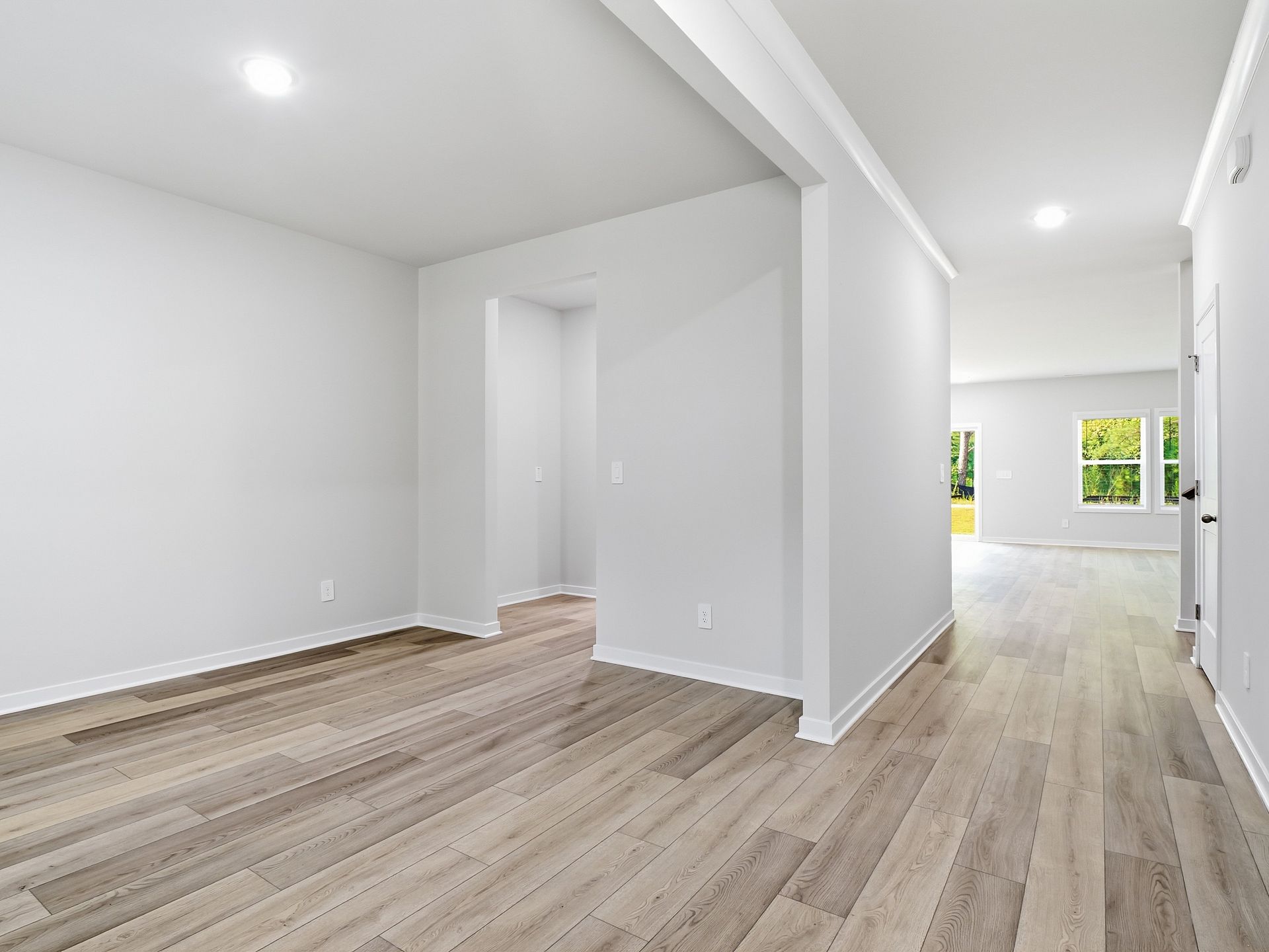 Flex room in the Johnson floorplan at a Meritage Homes community in Wendell, NC.