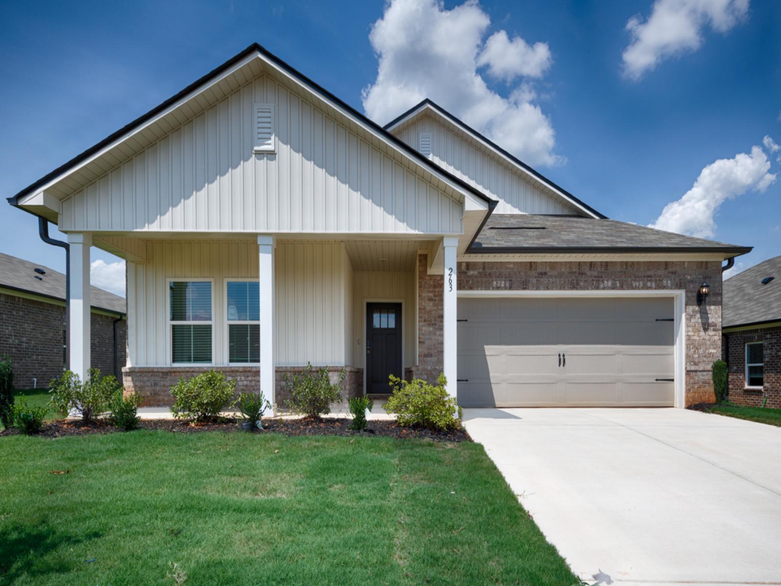 The Newport floorplan with Elevation X modeled at Walkers Hill.