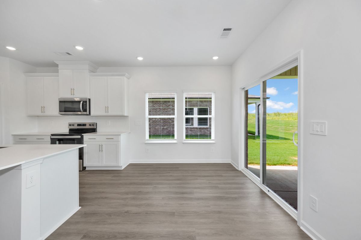 The Newport floorplan with the Cozy White interior package.