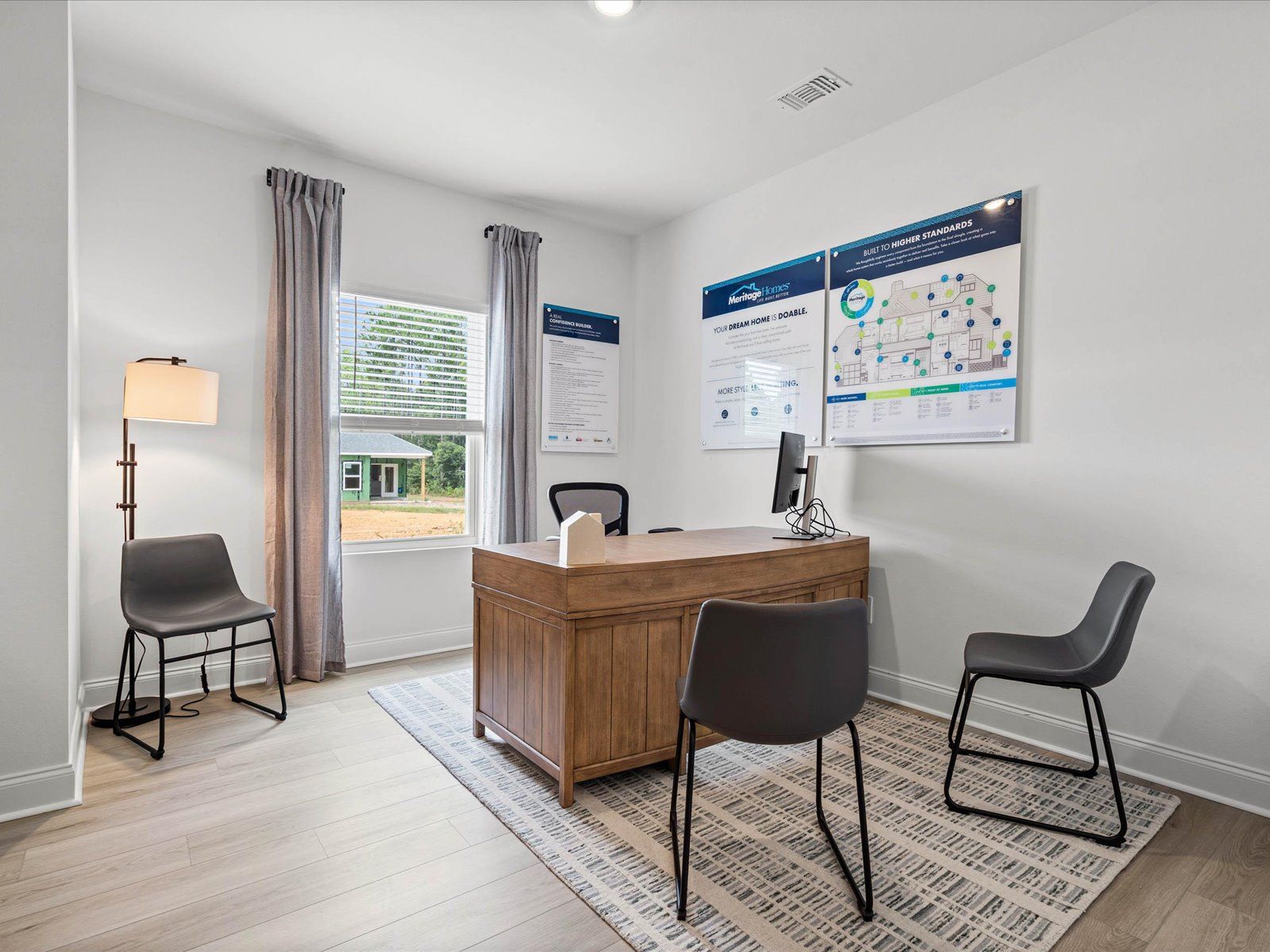 Flex Room in the Newport floorplan at a Meritage Homes community in Gulfport, MS.