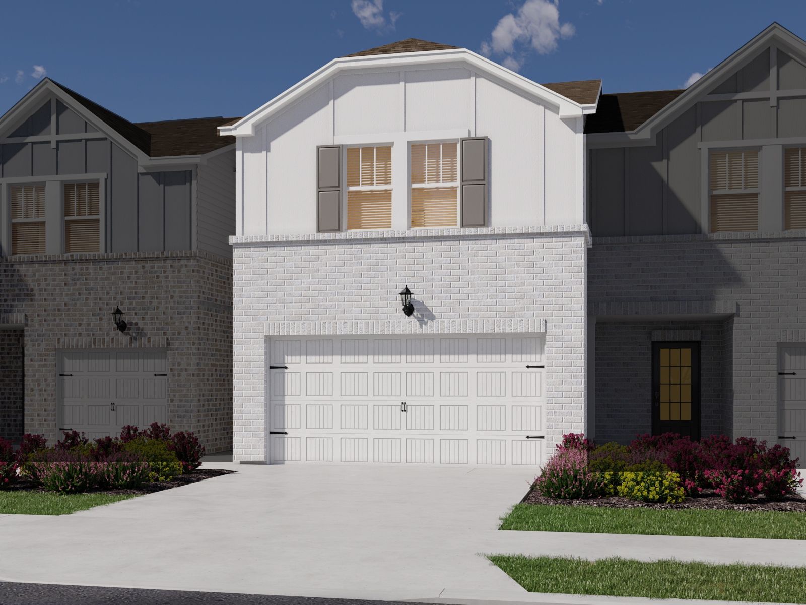 The Jade floorplan with Elevation C modeled at Brooks Lake.