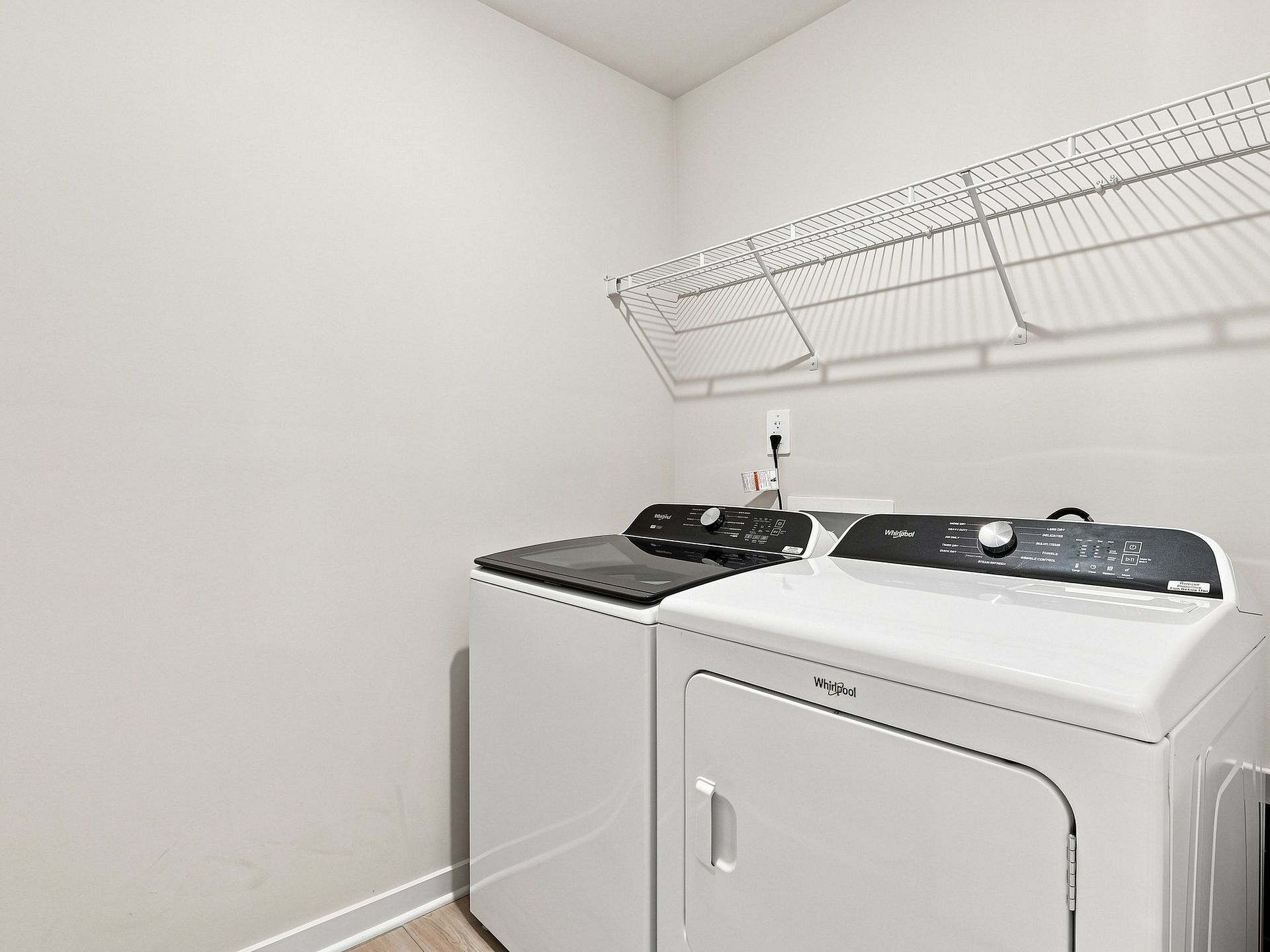 Laundry room in the Paisley floorplan at a Meritage Homes community in Durham, NC.