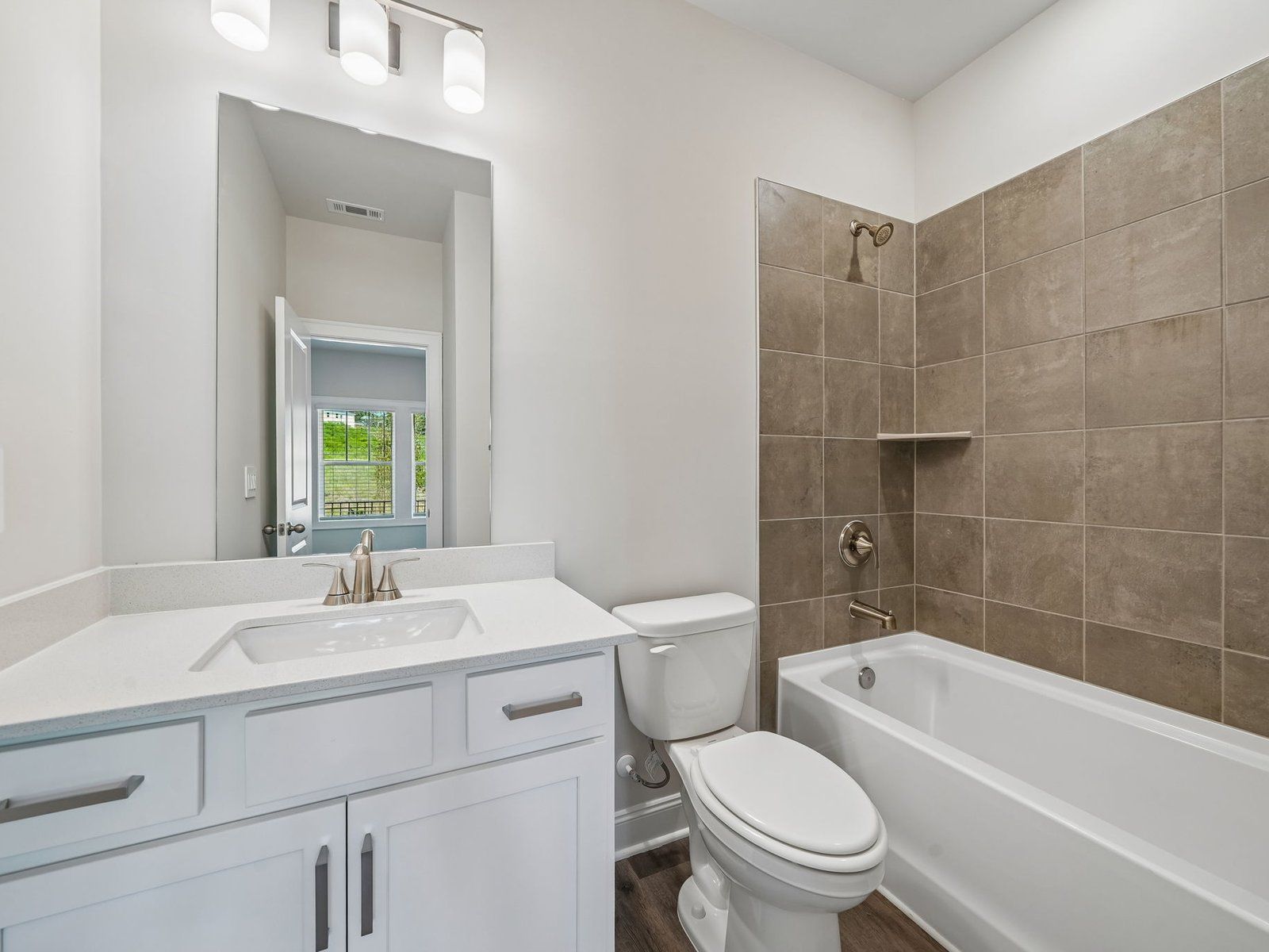 The Timeless Contrast interior package modeled at River Pointe.