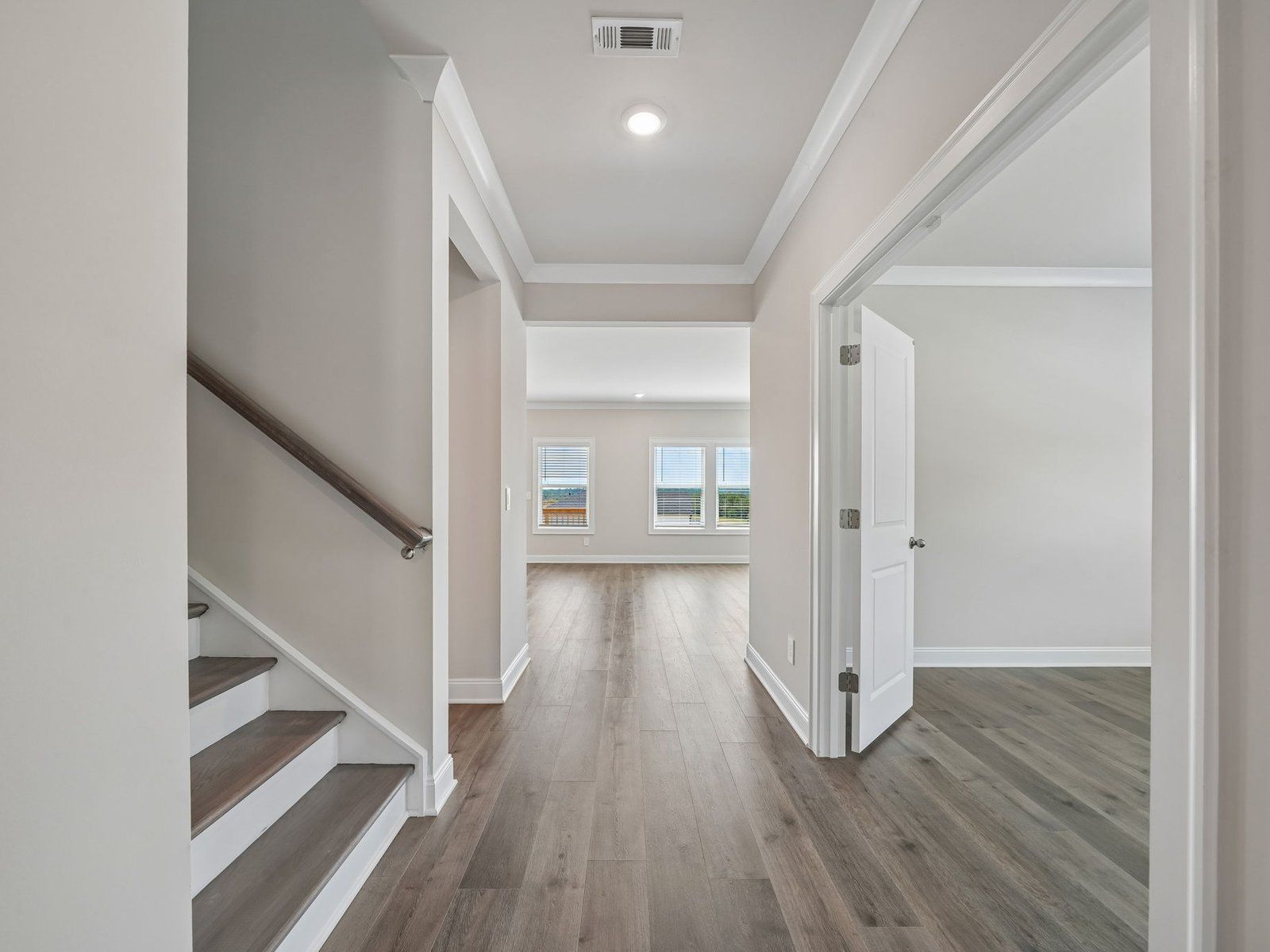 The Timeless Contrast interior package modeled at River Pointe.