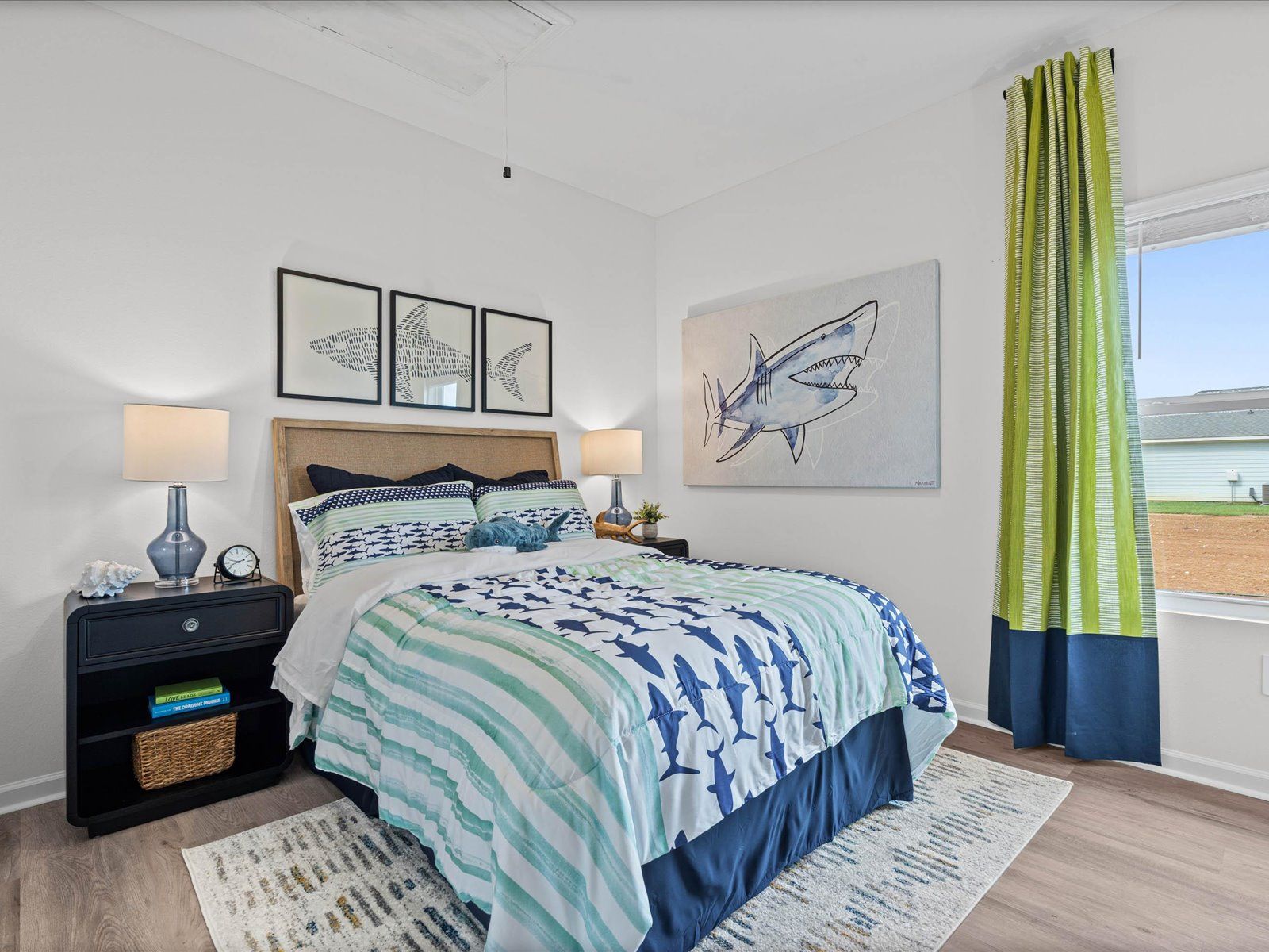 Secondary bedroom in the Chandler floorplan at a Meritage Homes community in Summerdale, AL.