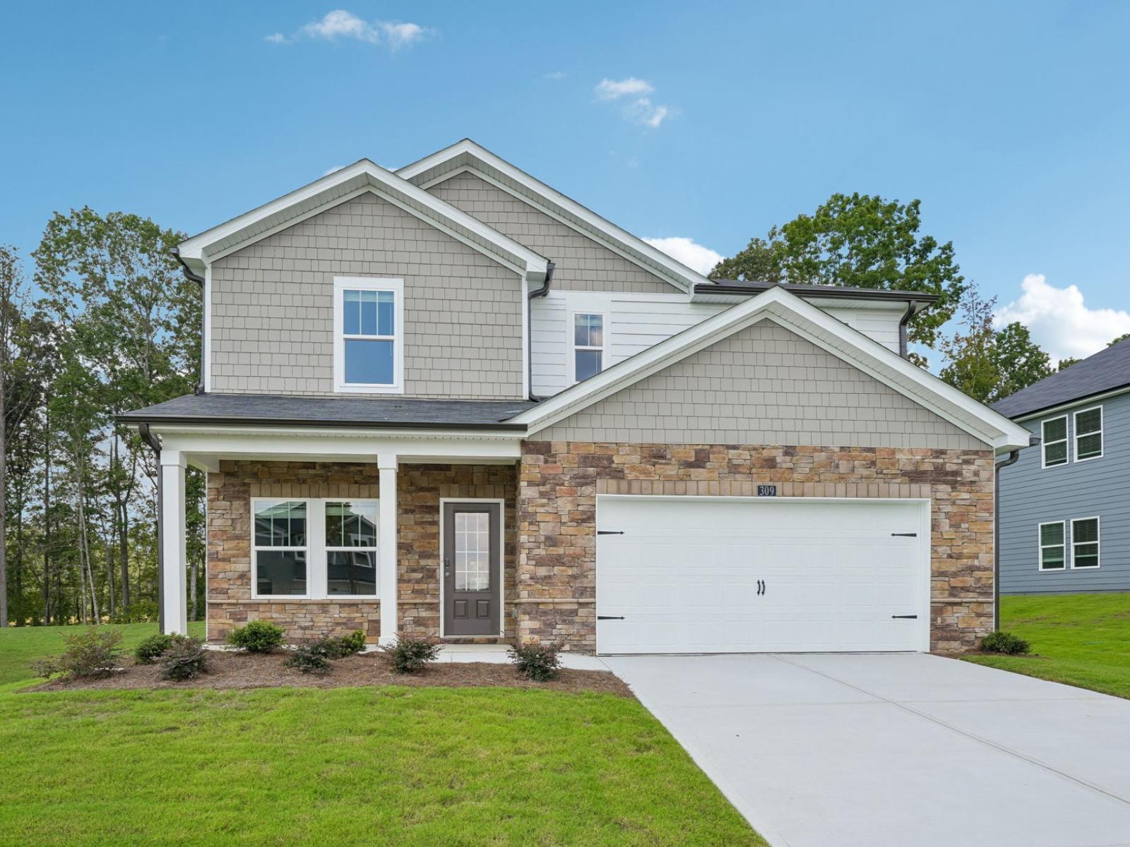 Dakota Basement - Northwoods at Mirror Lake: Villa Rica, Georgia - Meritage Homes