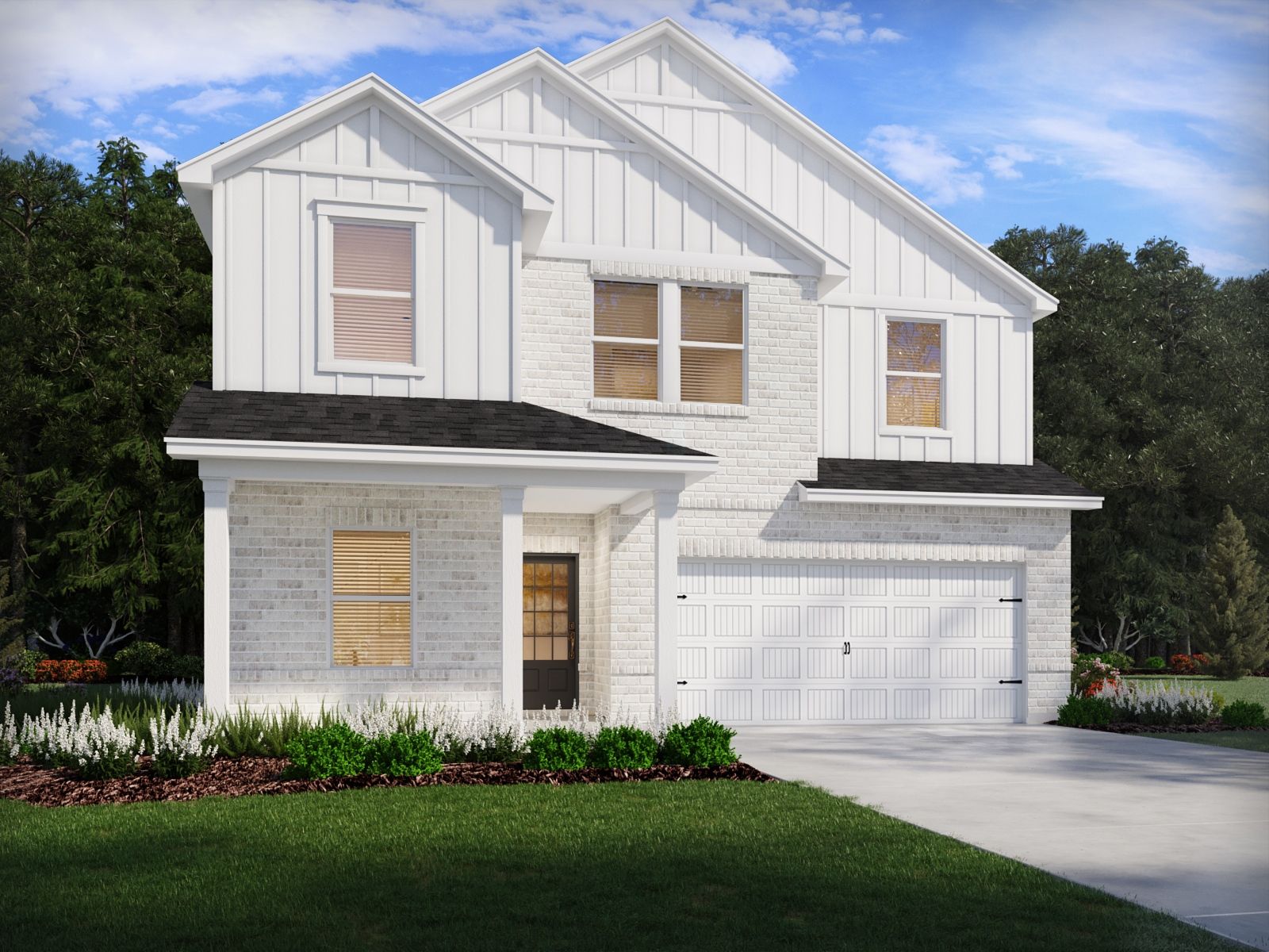 Lakeland Basement - Northwoods at Mirror Lake: Villa Rica, Georgia - Meritage Homes