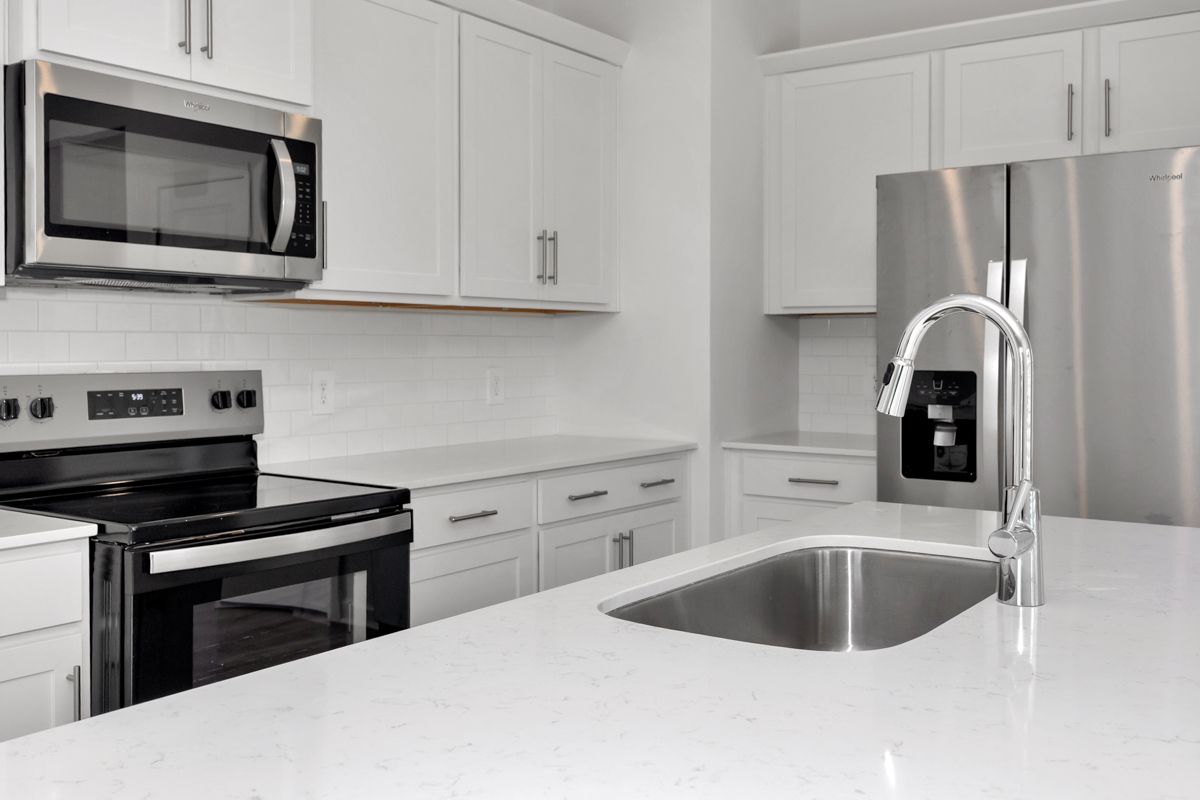 The Pendleton floorplan with the Charm White interior package modeled at Madison Preserve.